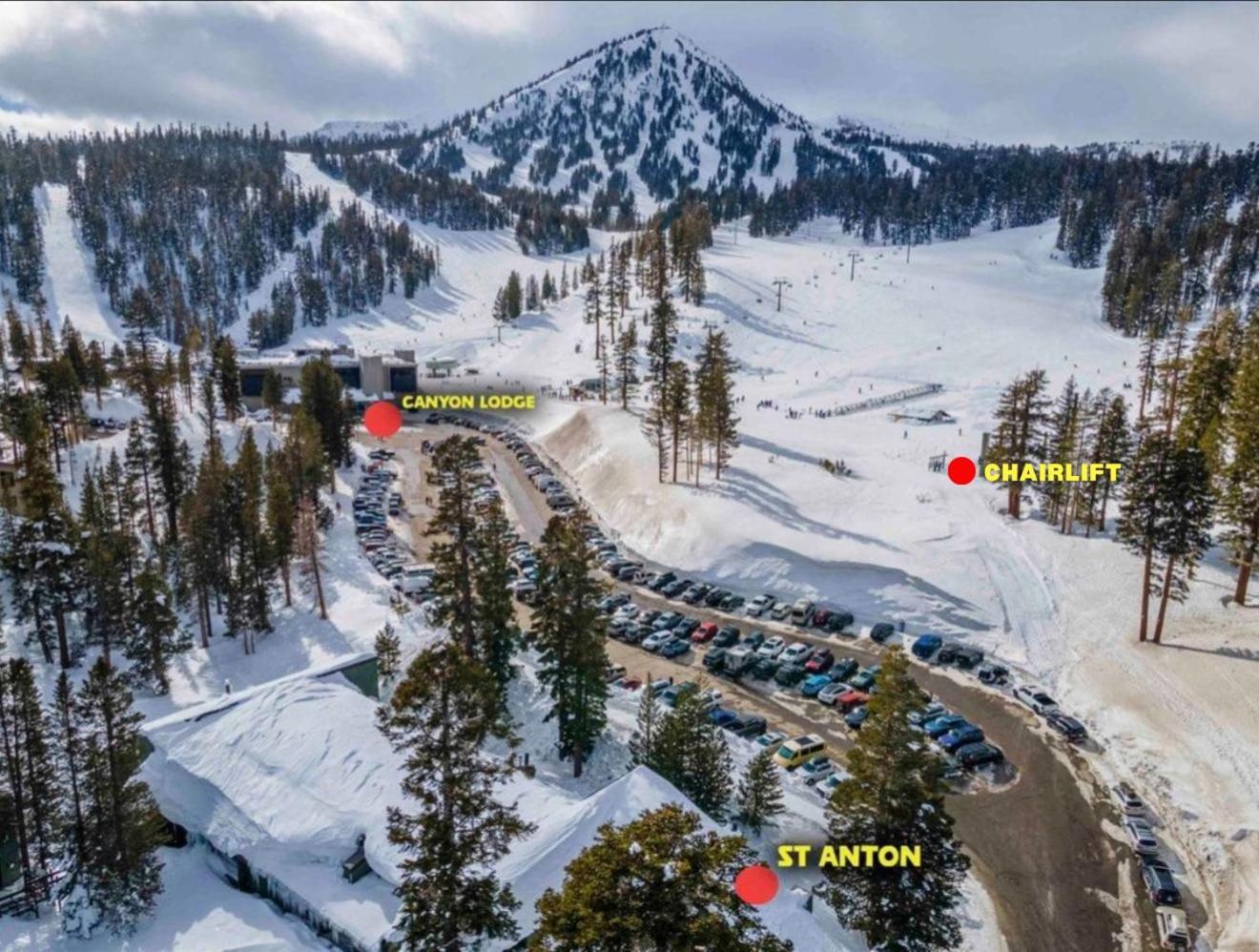 Fully Renovated! St Anton #17 Ski In Ski Out 1 Bedroom 1 Bathroom Condo! Sleeps Up To 4! Mammoth Lakes Zewnętrze zdjęcie